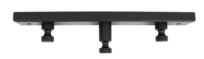 Klädhängare 3 knopp Furu Svart 30 cm Home>it